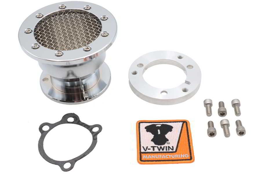 34-2346 取寄せ Vツイン Ultima Screened Bendix Velocity Stack Chrome (検索用／)