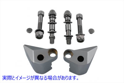 34-9158 クロームミラーマウントブロック 取寄せ Vツイン Chrome Mirror Mount Block (検索用／