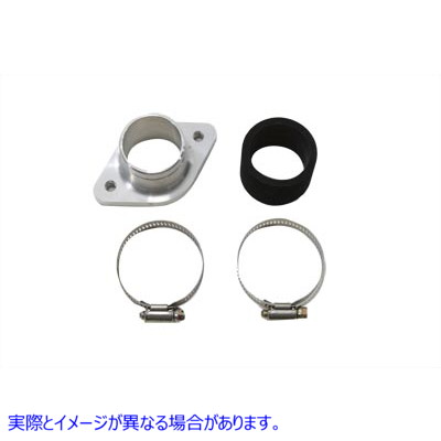 35-0098 キャストミクニキャブレターフランジアダプター 取寄せ Vツイン Cast Mikuni Carburetor Flange Adapter (検索用／