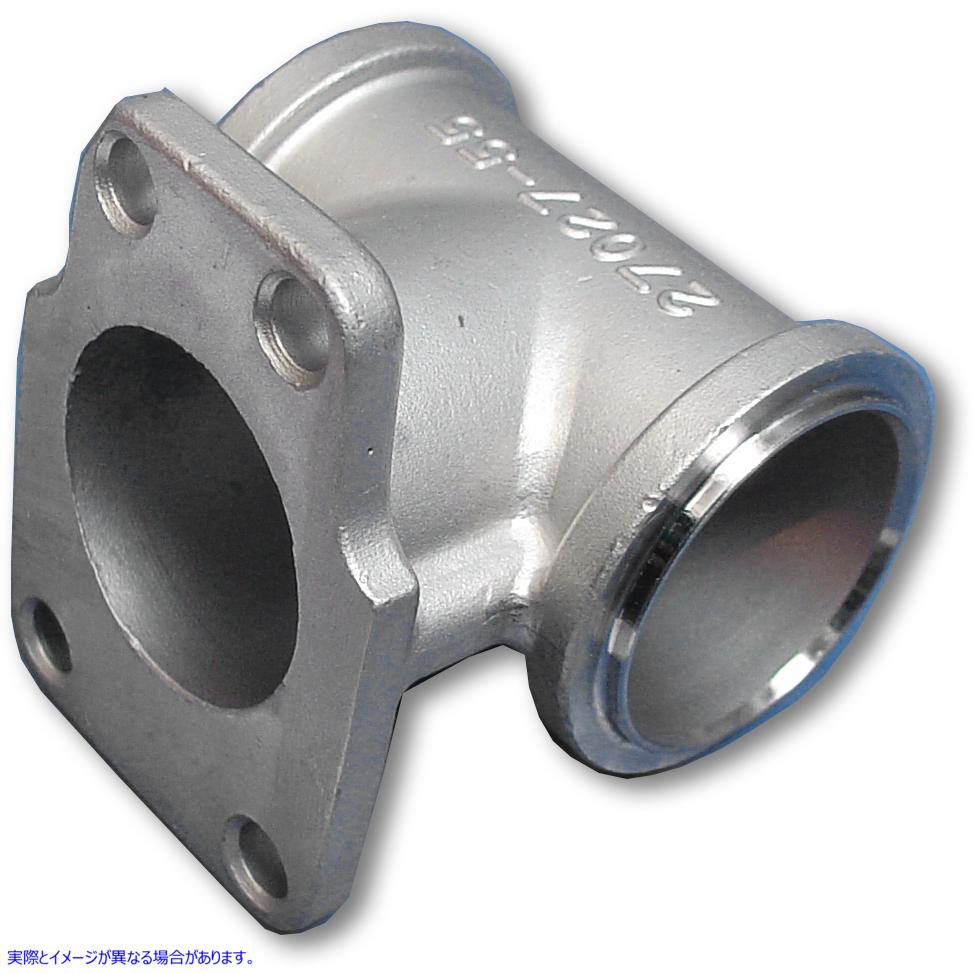 35-0124 レプリカスチールインテークマニホールド 取寄せ Vツイン Replica Steel Intake Manifold (検索用／27027-55A