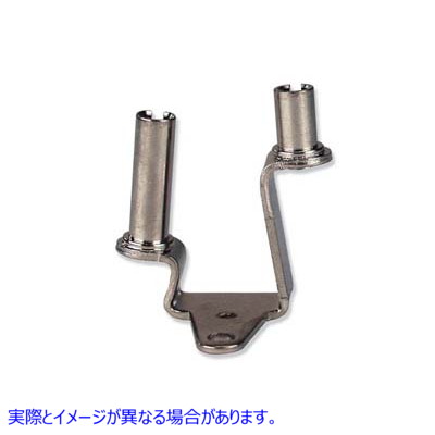 35-0151 キャブレター スロットルケーブル ブラケット ロング 取寄せ Vツイン Carburetor Throttle Cable Bracket Long (検索用