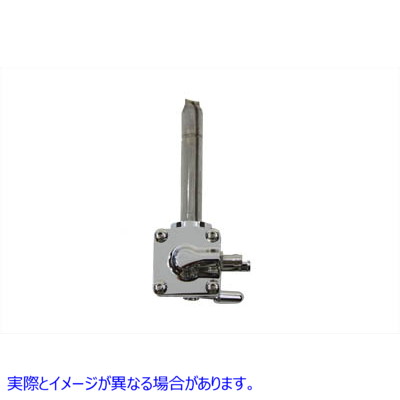 35-0166 Pingel クロム ペットコック 真空操作式 左側 左側の栓 取寄せ Vツイン Pingel Chrome Petcock Vacuum Operated Left Si