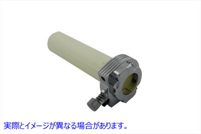 35-0211 シングルケーブル スロットル アセンブリ ポリッシュ仕上げ 取寄せ Vツイン Single Cable Throttle Assembly Polished (