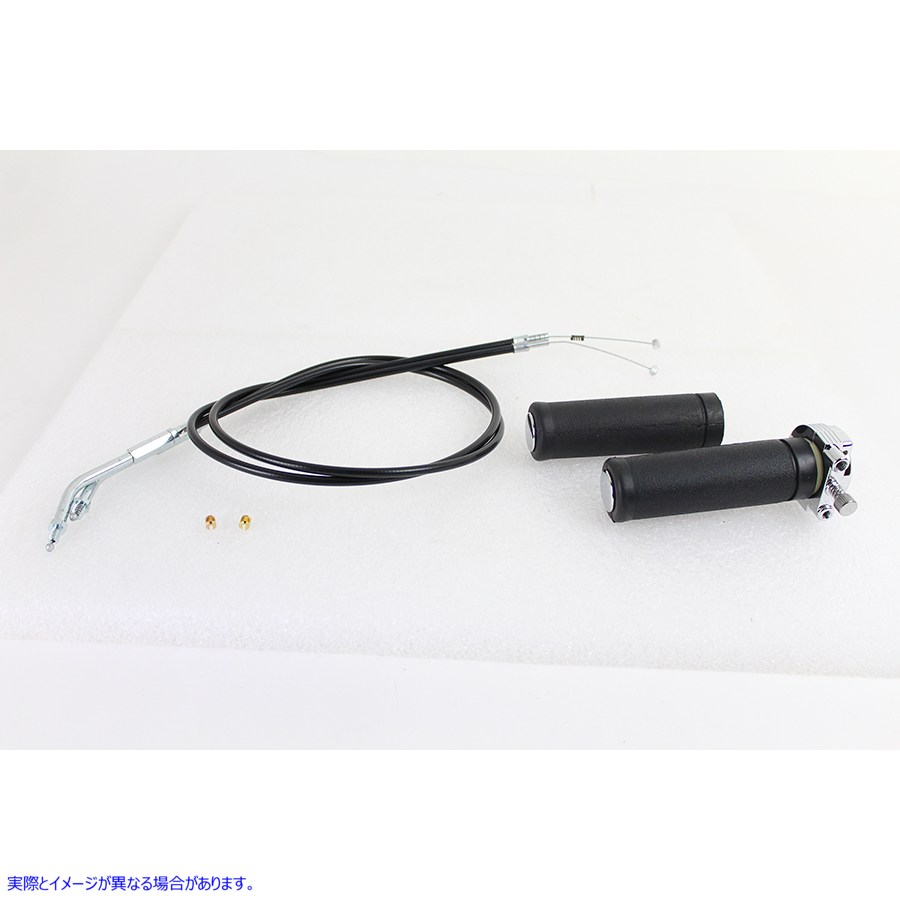 35-0276 ツイストグリップキット（ケーブル付き） 取寄せ Vツイン Twist Grip Kit with Cables (検索用／