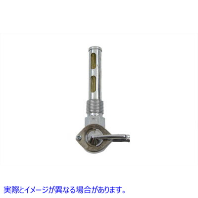 35-0405 ペットコック右アウトレット クローム 取寄せ Vツイン Petcock Right Outlet Chrome (検索用／