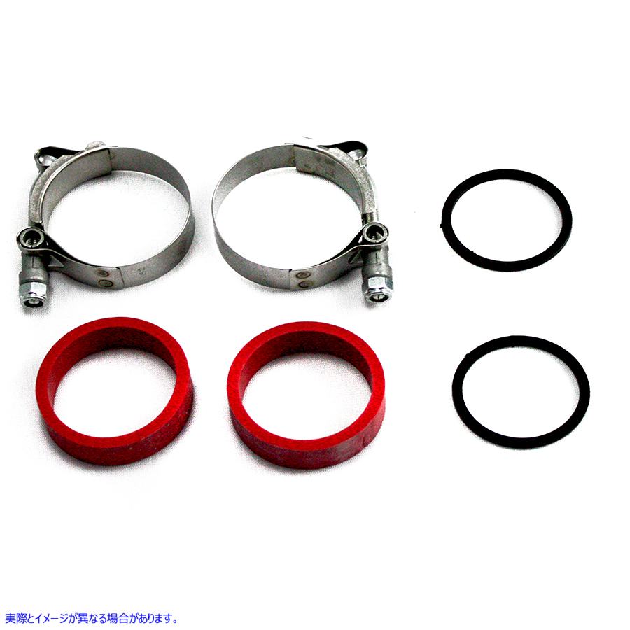 35-0436 インテークマニホールドクランプキット 取寄せ Vツイン Intake Manifold Clamp Kit (検索用／