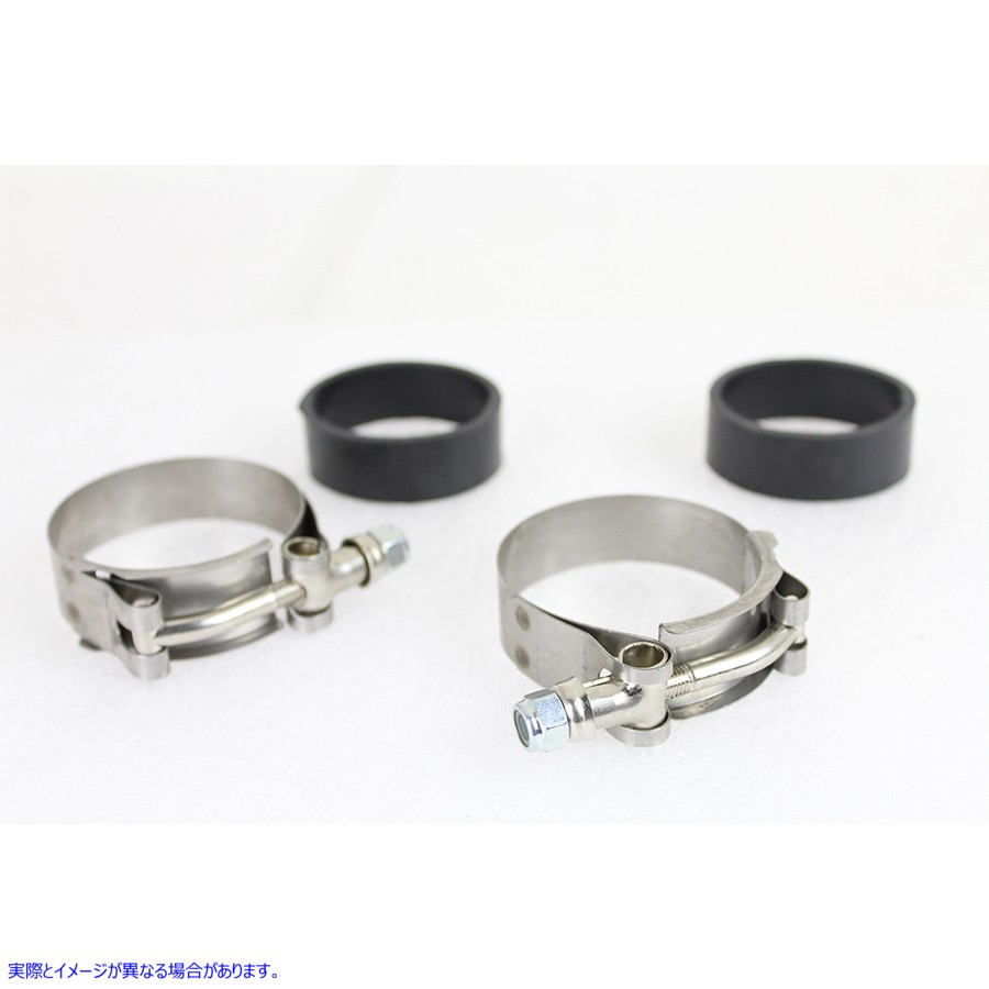 35-0448 フラットシール付きパワーインテークマニホールドクランプキット 取寄せ Vツイン Power Intake Manifold Clamp Kit with