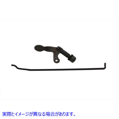 35-0534 レプリカパーカーライズドキャブレターチョークロッドキット 取寄せ Vツイン Replica Parkerized Carburetor Choke Rod