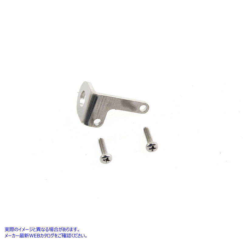 35-0574 キャブレター チョーク ケーブル ブラケット ステンレス鋼 取寄せ Vツイン Carburetor Choke Cable Bracket Stainless S