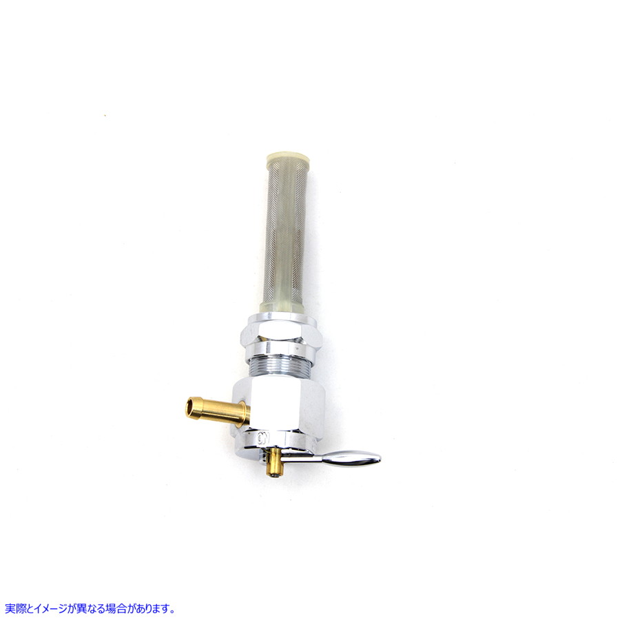 35-0636 Sifton クロム六角ペットコック 内向きコンセント付き 取寄せ Vツイン Sifton Chrome Hex Petcock with Inward Facing O