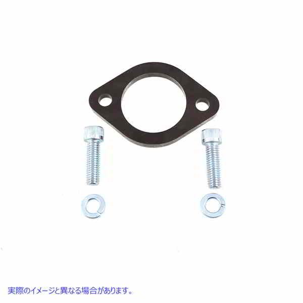 35-0648 ショーティー キャブレター インシュレーター ブロック マウント キット 取寄せ Vツイン Shorty Carburetor Insulator B