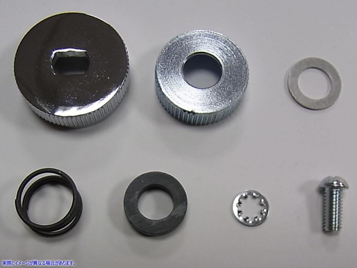 35-0651 ペットコックシャットオフロッドノブキット 取寄せ Vツイン Petcock Shut Off Rod Knob Kit (検索用／