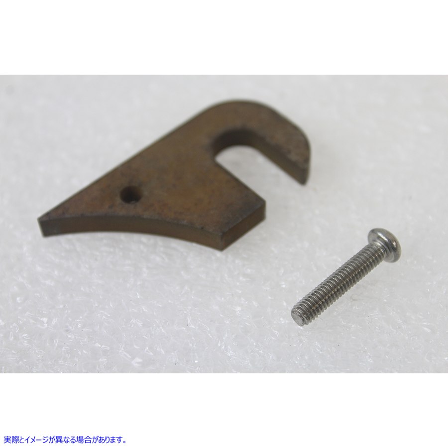 35-0681 キャブレター チョーク ケーブル ブラケット クローム 取寄せ Vツイン Carburetor Choke Cable Bracket Chrome (検索用