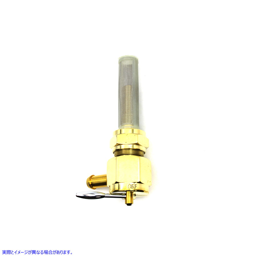 35-0759 シフトン真鍮六角ペットコック 90° 左手スピゴット ナット付き 取寄せ Vツイン Sifton Brass Hex Petcock 90ｰ Left Han