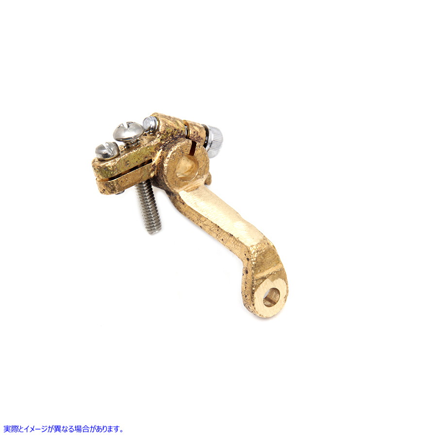 35-0795 真鍮リンカートキャブレタースロットルレバー 取寄せ Vツイン Brass Linkert Carburetor Throttle Lever (検索用／27252