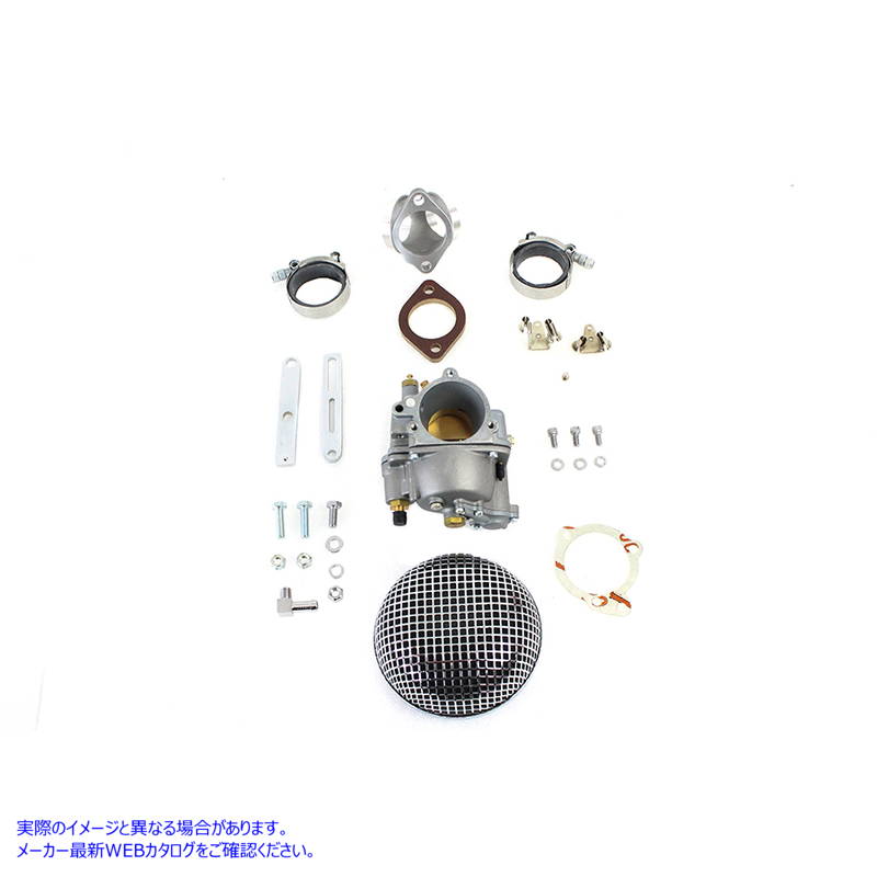 35-0888 47mm OKO ショーティー キャブレター キット アロイ 取寄せ Vツイン 47mm OKO Shorty Carburetor Kit Alloy (検索用／