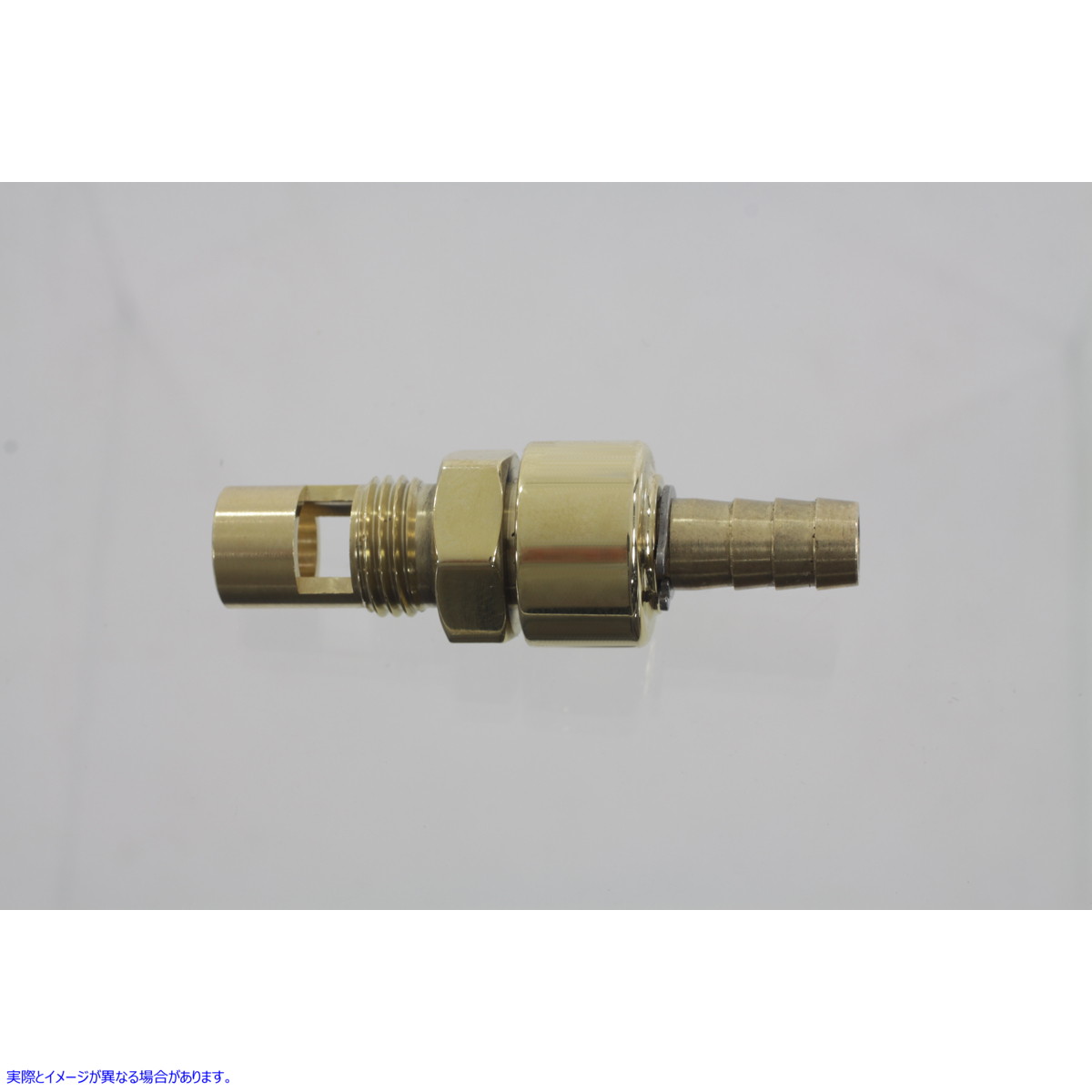 35-0935 ショーティーキャブレターペットコック真鍮 取寄せ Vツイン Shorty Carburetor Petcock Brass (検索用／
