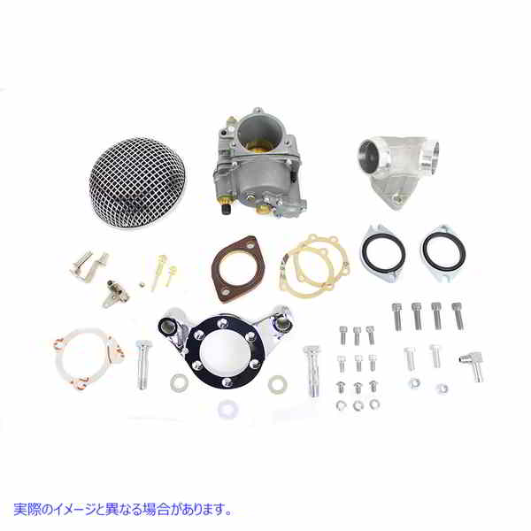 35-1025 47mm OKO ショーティー キャブレター キット アロイ 取寄せ Vツイン 47mm OKO Shorty Carburetor Kit Alloy (検索用／