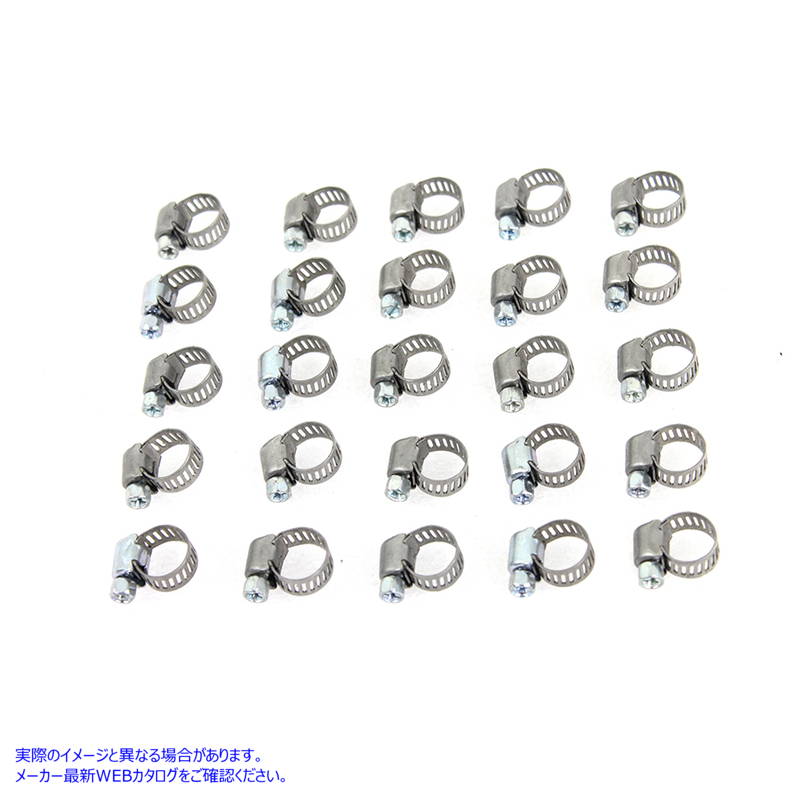 35-1442 ステンレス製十字穴付きウォームクランプ 取寄せ Vツイン Stainless Steel Worm Clamp with Phillips Screw (検索用／