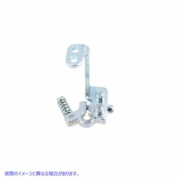 35-1769 カドミウムメッキアーム付きレプリカキャブレタースロットルレバー 取寄せ Vツイン Replica Carburetor Throttle Lever