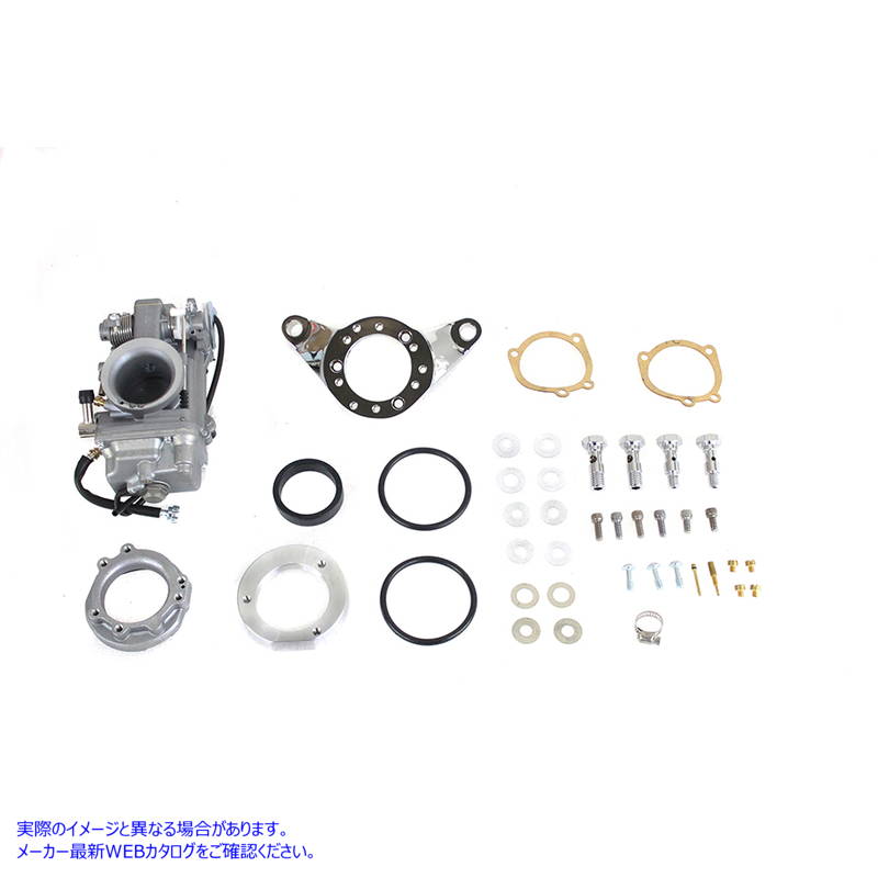 35-1871 OKO 42mm フラットスライド キャブレター キット 取寄せ Vツイン OKO 42mm Flatslide Carburetor Kit (検索用／