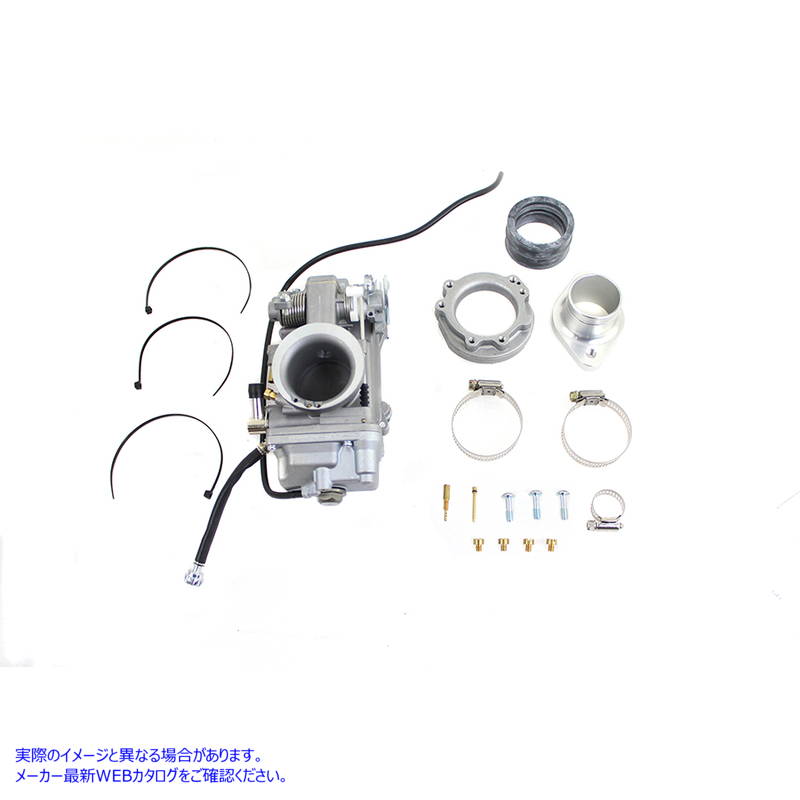 35-1880 OKO 42mm フラットサイド キャブレター キット 取寄せ Vツイン OKO 42mm Flat Side Carburetor Kit (検索用／
