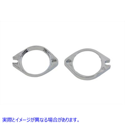 35-8027 インテークマニホールドフランジセット クローム 取寄せ Vツイン Intake Manifold Flange Set Chrome (検索用／27009-86