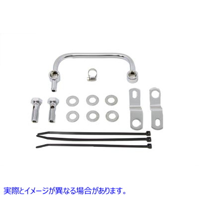 35-9254 キャブレター ブリーザー マニホールド キット クローム 取寄せ Vツイン Carburetor Breather Manifold Kit Chrome (検