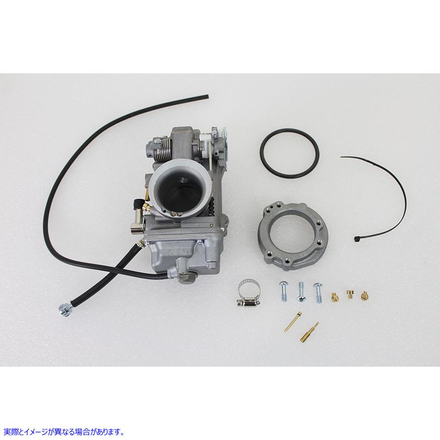 35-9342 OKO 42mm フラットスライド キャブレター ナチュラル 取寄せ Vツイン OKO 42mm Flatslide Carburetor Natural (検索用／