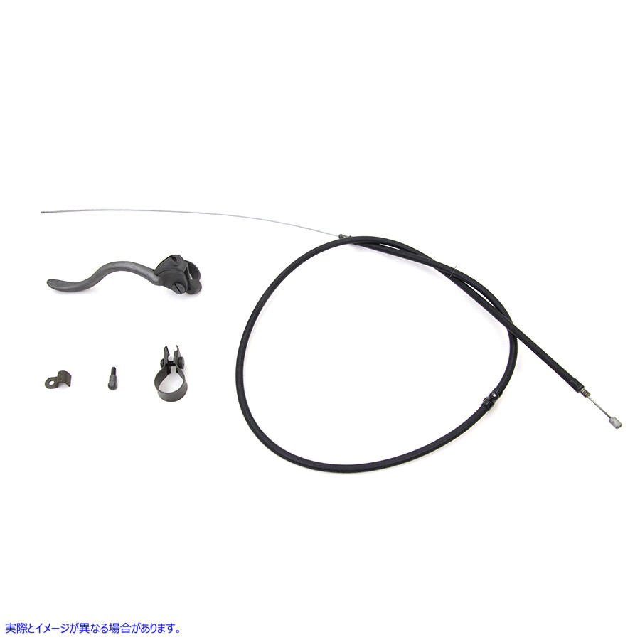 36-0453 スプリングフォークケーブルとハンドルアセンブリ 取寄せ Vツイン Spring Fork Cable and Handle Assembly (検索用／