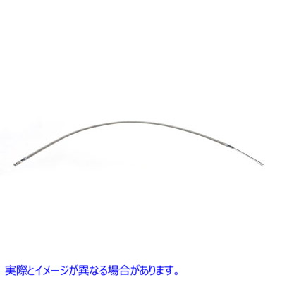 36-0504 51インチステンレススチールクラッチケーブル 取寄せ Vツイン 51 inch Stainless Steel Clutch Cable (検索用／38619-57