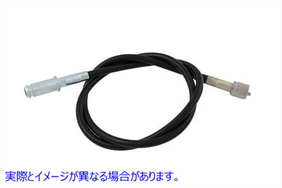 36-0513 34-1/4 インチ マグネト ブラック タコメーター ケーブル 取寄せ Vツイン 34-1/4 inch Magneto Black Tachometer Cable