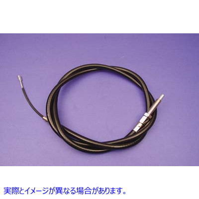 36-0538 60.75 インチ ブラック クラッチ ケーブル 取寄せ Vツイン 60.75 inch Black Clutch Cable (検索用／38617-95 Barnett 1