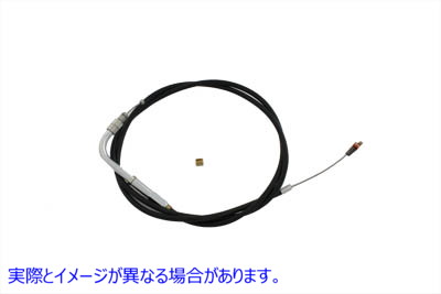 36-0722 42.75 インチ ブラック アイドル ケーブル 取寄せ Vツイン 42.75 inch Black Idle Cable (検索用／ Barnett 101-30-4001