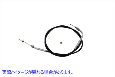 36-0730 41 インチ ブラック アイドル ケーブル 取寄せ Vツイン 41 inch Black Idle Cable (検索用／ Barnett 101-31-40005