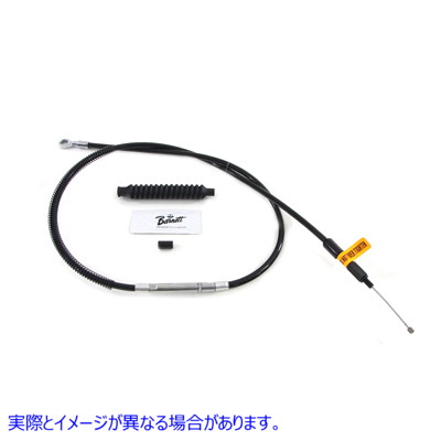 36-0759 57 インチ ブラック クラッチ ケーブル 取寄せ Vツイン 57 inch Black Clutch Cable (検索用／38647-98 Barnett 101-30-