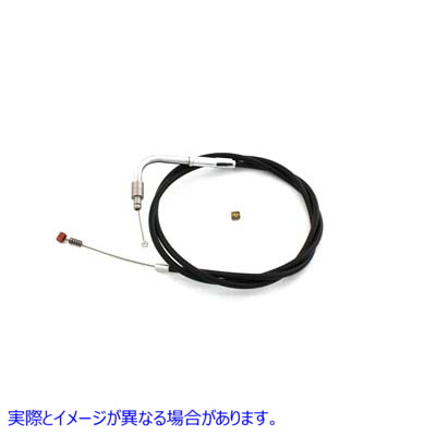 36-0765 41.125 インチ ブラック アイドル ケーブル 取寄せ Vツイン 41.125 inch Black Idle Cable (検索用／56362-02 Barnett 1
