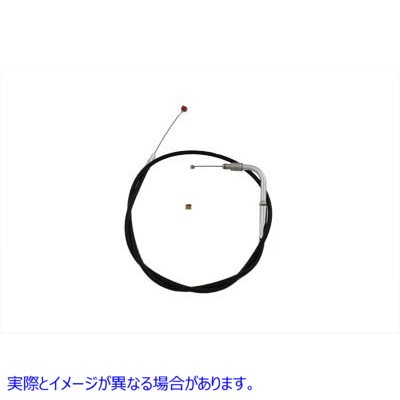 36-0767 42インチブラックスロットルケーブル 取寄せ Vツイン 42 inch Black Throttle Cable (検索用／ Barnett 101-30-30012-08