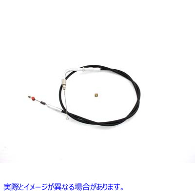 36-0768 33.375 インチ ブラック アイドル ケーブル 取寄せ Vツイン 33.375 inch Black Idle Cable (検索用／56342-01 Barnett 1