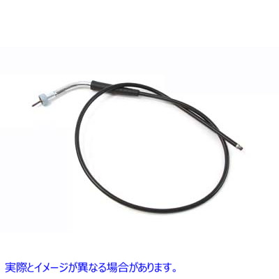 36-0959 41 インチ ブラック スピードメーター ケーブル 取寄せ Vツイン 41 inch Black Speedometer Cable (検索用／67063-89