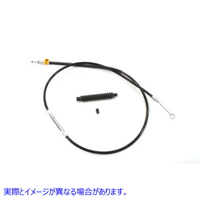 36-2365 64.75 インチ ブラック クラッチ ケーブル 取寄せ Vツイン 64.75 inch Black Clutch Cable (検索用／38606-87 Barnett 1