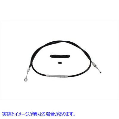 36-2369 71.375 インチ ブラック クラッチ ケーブル 取寄せ Vツイン 71.375 inch Black Clutch Cable (検索用／38607-87 Barnett