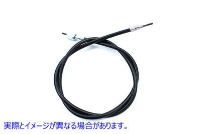 36-2418 39 インチ ブラック スピードメーター ケーブル 取寄せ Vツイン 39 inch Black Speedometer Cable (検索用／67060-87A