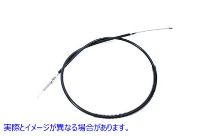 36-2496 52.5625 インチ ブラック クラッチ ケーブル 取寄せ Vツイン 52.5625 inch Black Clutch Cable (検索用／38618-68 Barne