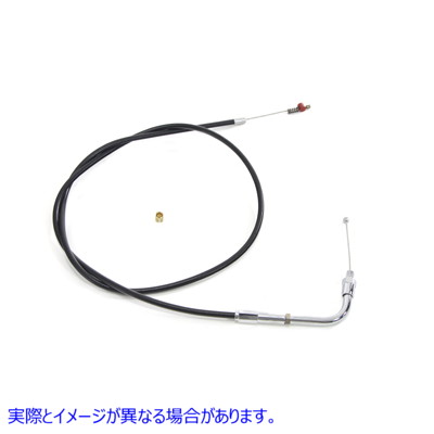 36-2502 37.50 インチ ブラック アイドル ケーブル 取寄せ Vツイン 37.50 inch Black Idle Cable (検索用／56305-90 Barnett 101