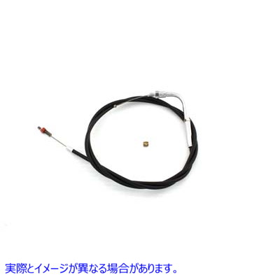 36-2504 44.50 インチ ブラック アイドル ケーブル 取寄せ Vツイン 44.50 inch Black Idle Cable (検索用／56328-90 Barnett 101