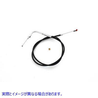 36-2506 30 インチ ブラック アイドル ケーブル 90° エルボ フィッティング 取寄せ Vツイン 30 inch Black Idle Cable 90ｰ Elbo