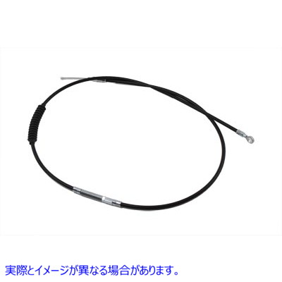 36-2537 74.69 インチ ブラック クラッチ ケーブル 取寄せ Vツイン 74.69 inch Black Clutch Cable (検索用／38607-87