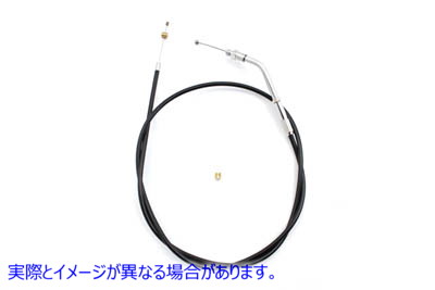 36-2545 38インチブラックスロットルケーブル 取寄せ Vツイン 38 inch Black Throttle Cable (検索用／ Barnett 101-31-30002