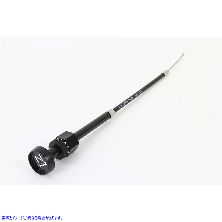 36-2555 チョークケーブルアセンブリ ブラック 取寄せ Vツイン Choke Cable Assembly Black (検索用／29229-88D